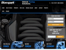 Tablet Screenshot of bluesparkautomotive.com